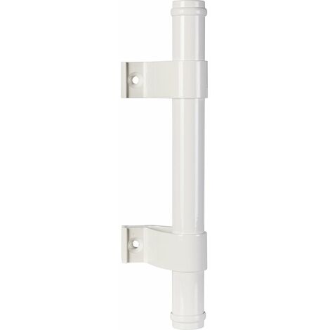 La Croisee Ds – Poignée de tirage DIVA X Ø35mm 350mm – Aluminium blanc – Entraxe 278mm – Pour portes battantes modernes - DS7310-036