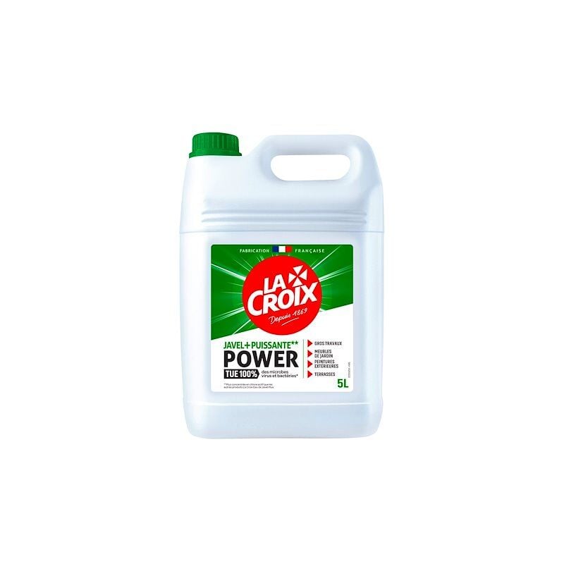 Javel gros travaux - Bidon 5 litres - La Croix