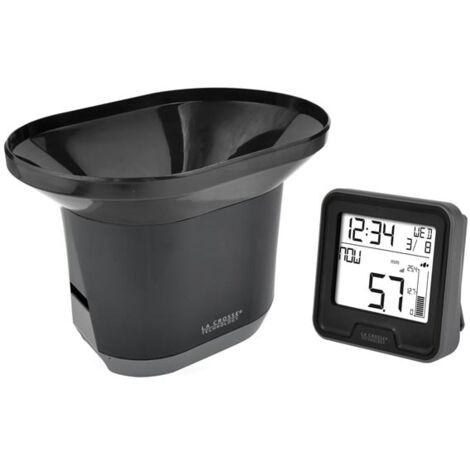 LA CROSSE - PLUVIOMÈTRE SANS FIL AVEC AFFICHAGE DE TEMPÉRATURE INTÉRIEURE