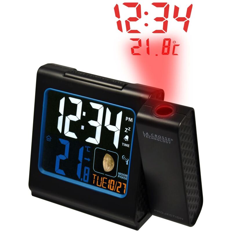 

Reloj despertador negro 13,3 x 11 cm - Negro - La Crosse