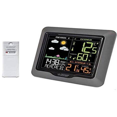 La Crosse Technology - WS6822 Stazione meteo con schermo LCD colorato - Silver