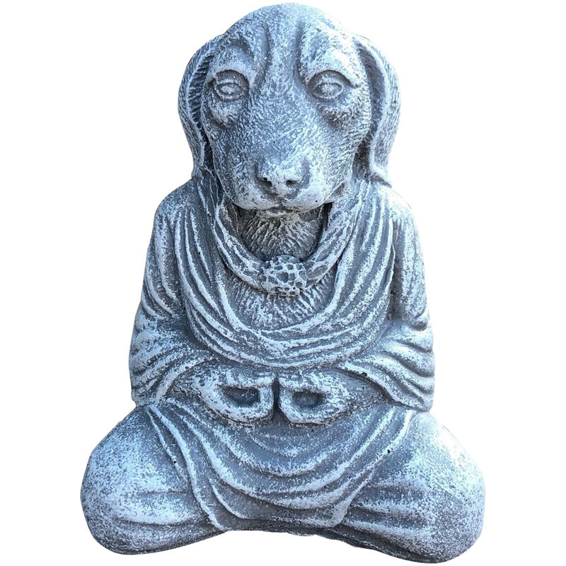 

La decoracion del jardin La estatua Perro de la yoga meditativo estatua perro