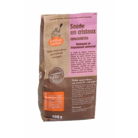 LA DROGUERIE ECOPRAT - Soude en cristaux concentrée 500g