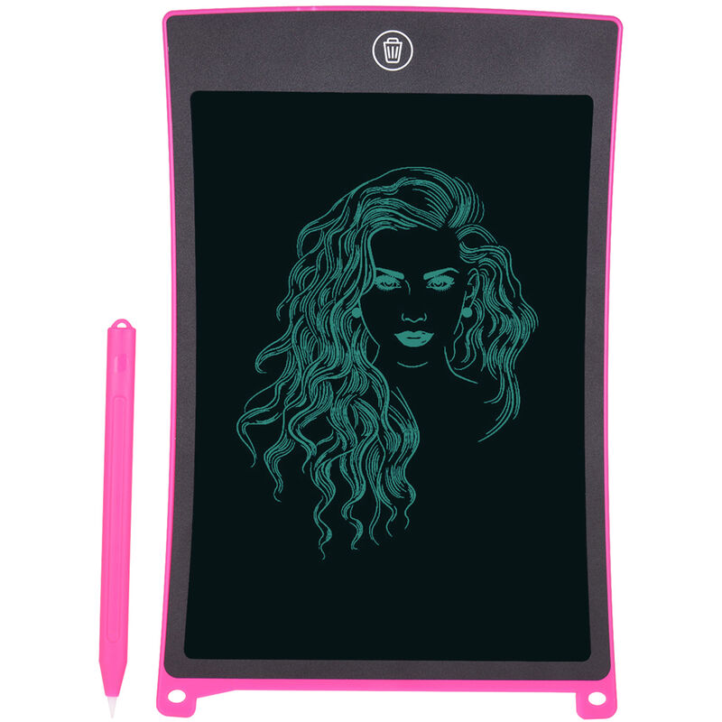 

Tableta de escritura LCD de 8.5 pulgadas Tablero de dibujo digital electronico reutilizable portatil Tablero de escritura a mano con lapiz optico