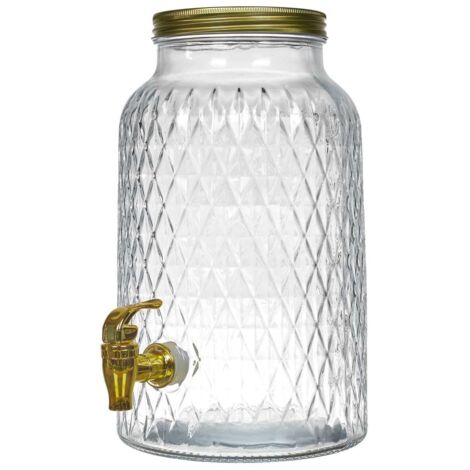 LA Fabbrica della CASA Deco Fontana per Bevande dal Design Diamante da 6 Litri