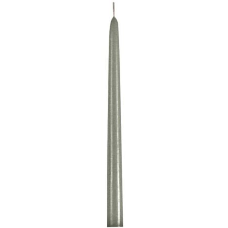 LA FRANCAISE - Bougie flambeau diamètre 22mm hauteur 290mm gris