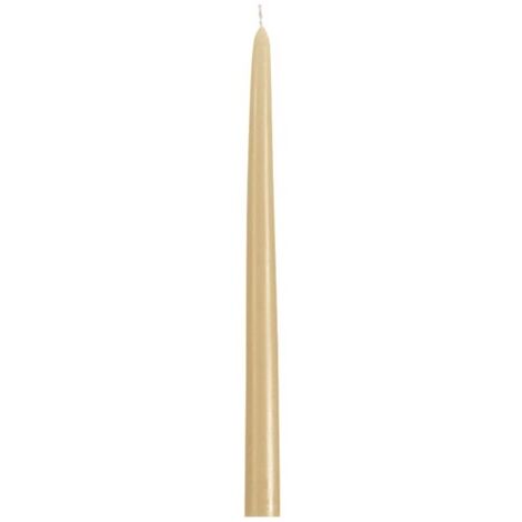 LA FRANCAISE - Bougie flambeau diamètre 22mm hauteur 290mm taupe