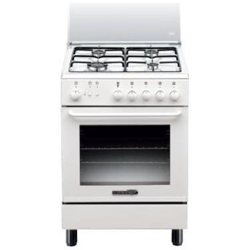 La Germania S640 21 W Cucina a Gas 4 Fuochi Forno a GAs 60x60cm Bianco