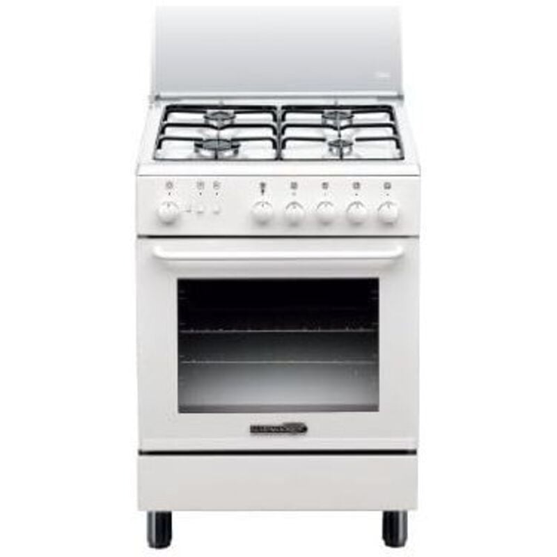 La Germania S640 21 W Cucina a Gas 4 Fuochi Forno a GAs 60x60cm Bianco