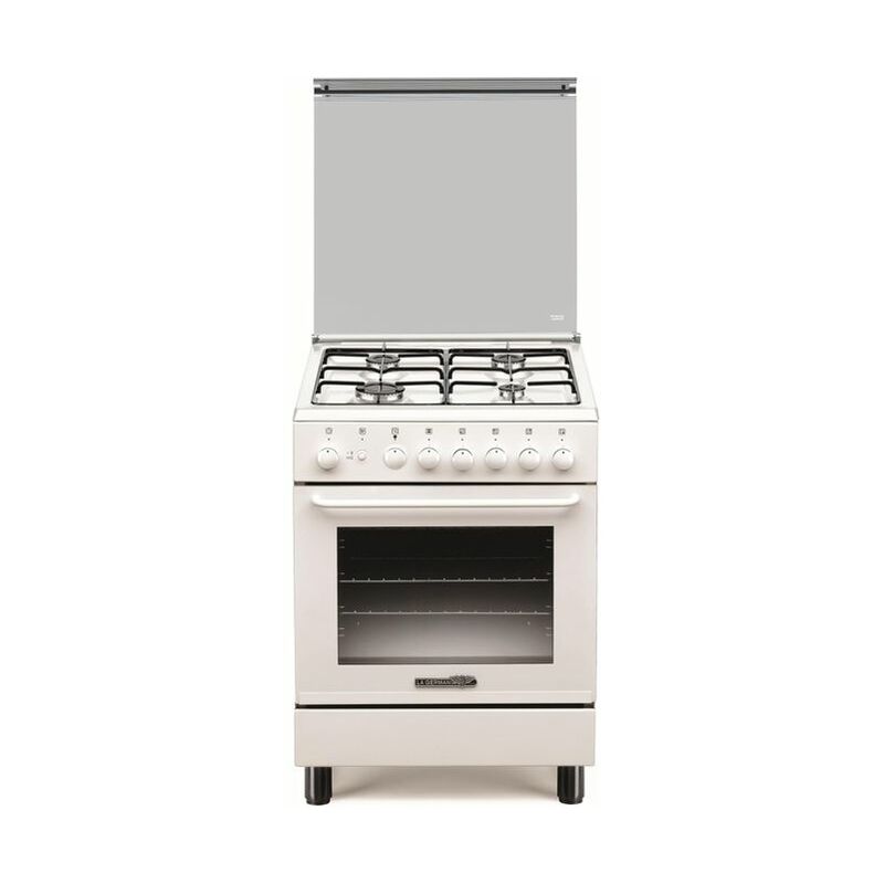 Image of S64041WT Cucina 60x60 cm 4 fuochi forno elettrico statico Bianco classe a - La Germania