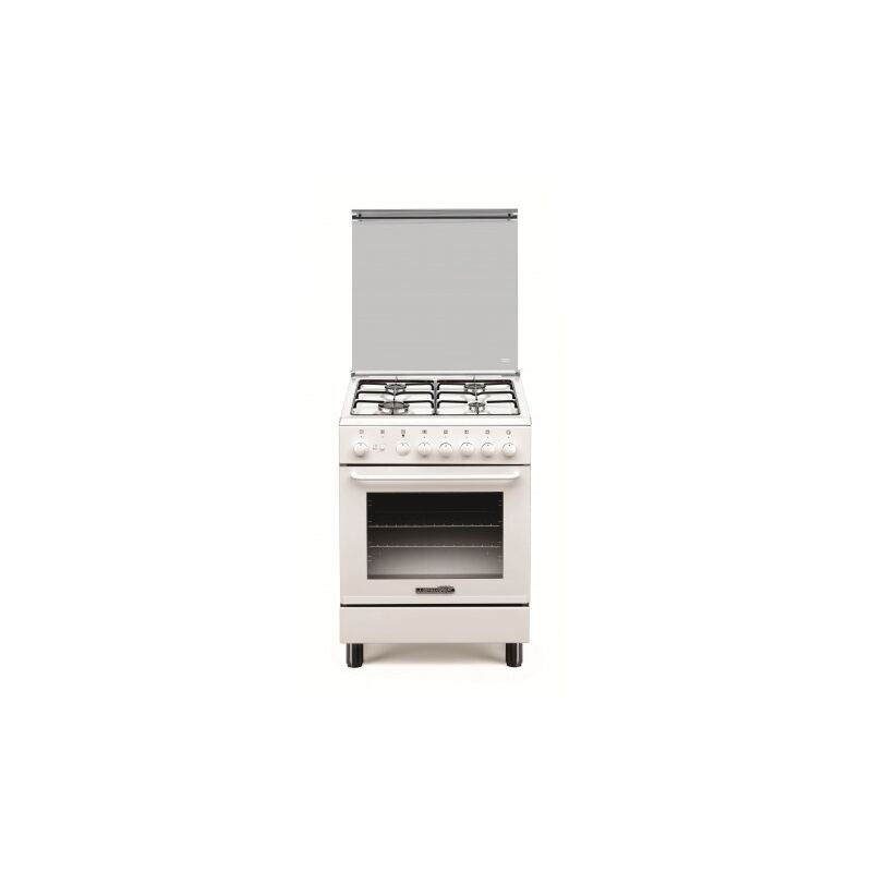 La Germania - S640 41 wt Cucina Gas 4 Fornelli 1 Elettrico da 60 cm Bianco