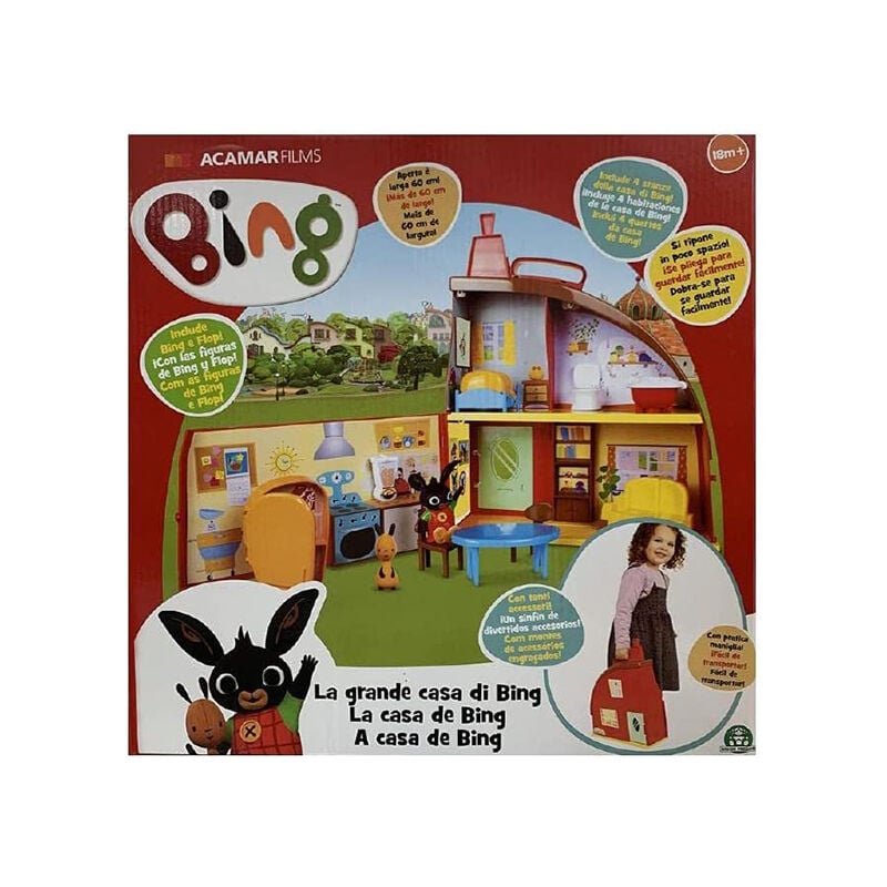 La grande casa di bing con 2 personaggi BNG36100