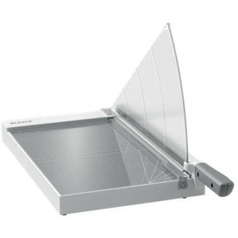 La guillotina de papel Leitz Precision Office A4+ es perfecta para el uso general en la oficina para cortar papel, etiquetas, películas, fotos, hojas