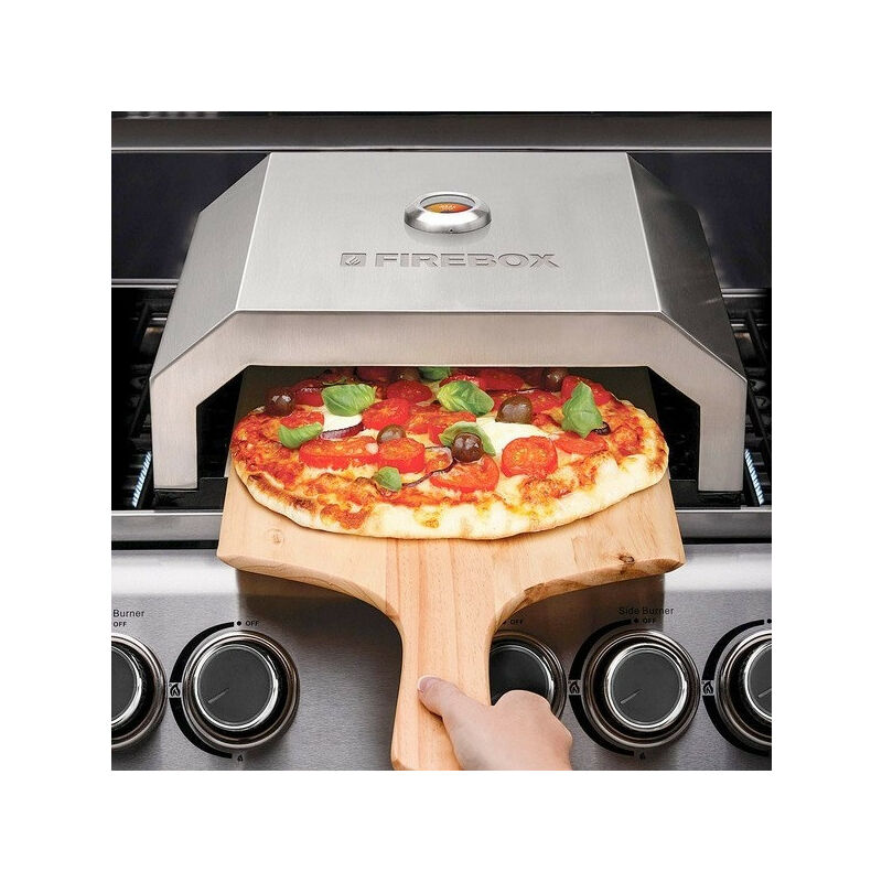 La Hacienda Four à pizza pour BBQ gaz et charbon de bois La Hacienda FIR56216 Four à pizza | Outillage