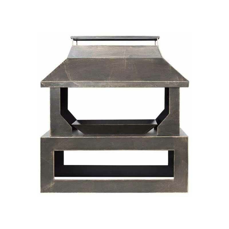 Stonehurst Fireplace - Steel - L45 x W82 x H96 cm - Bronze