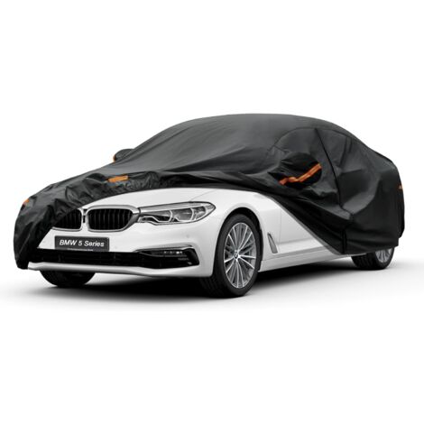 La housse de voiture imperméable et respirante convient à la housse de voiture universelle (4,2-4,4 M), à la housse de protection de voiture extérieure, à la pluie, au soleil et à la poussière.