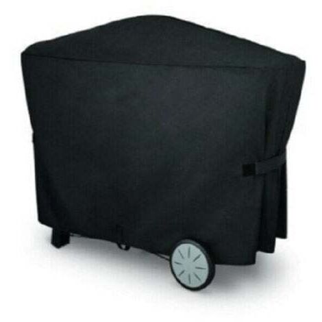 La housse imperméable pour les barbecues Weber Q3000 et Q2000 de dimensions 112,4 x 64,1 x 95,6 cm est idéale pour une utilisation en extérieur dans le jardin.