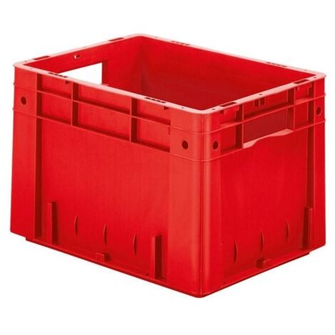 LA-KA-PE Transportstapelbehälter L400xB300xH270mm - VTK 400/270-0 ROT