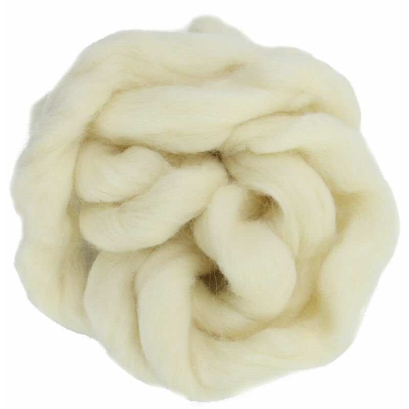 

La lana natural Roving - 200g | Pukkr - Natural