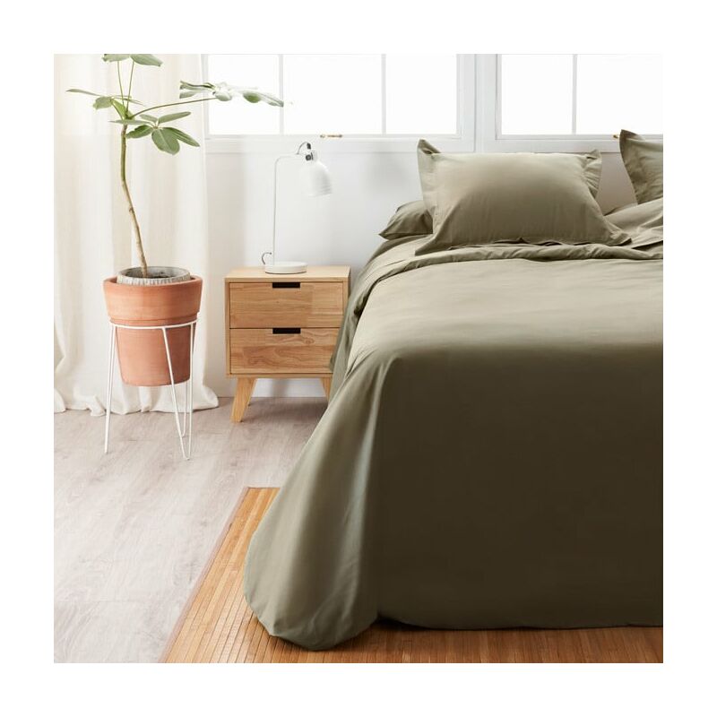 

Funda Nórdica Algodón - Basic Caqui cama 180 o 200 cm - 270x270 cm Algodón - Caqui - cama 180 o 200 cm - 270x270 cm - La Mallorquina