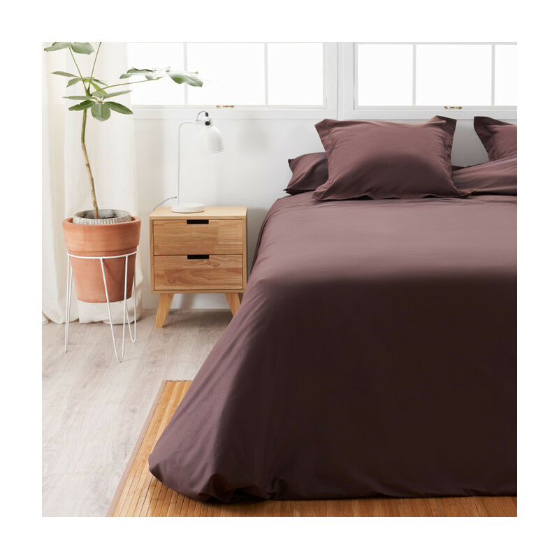 

Funda Nórdica Algodón - Basic Chocolate cama 135 cm - 220x270 cm Algodón - Chocolate - cama 135 cm - 220x270 cm - La Mallorquina