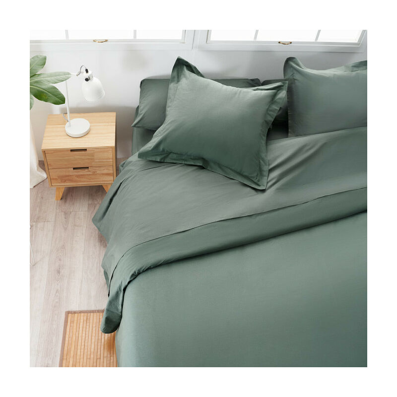 

Sábana Encimera Algodón - Basic Musgo cama 135 cm - 210x270 cm Algodón - Musgo - cama 135 cm - 210x270 cm - La Mallorquina