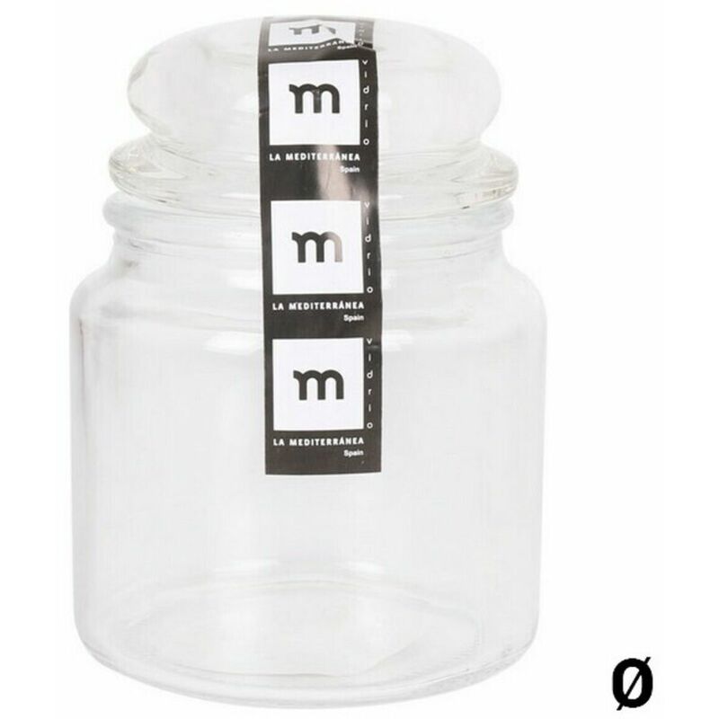 

Tarro Vidrio 500ml Tapa Abombada - La Mediterranea