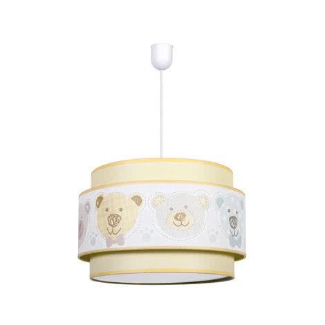 La mia lampada - Lampada da tavolo Panda Celeste 1xe14 24x16d