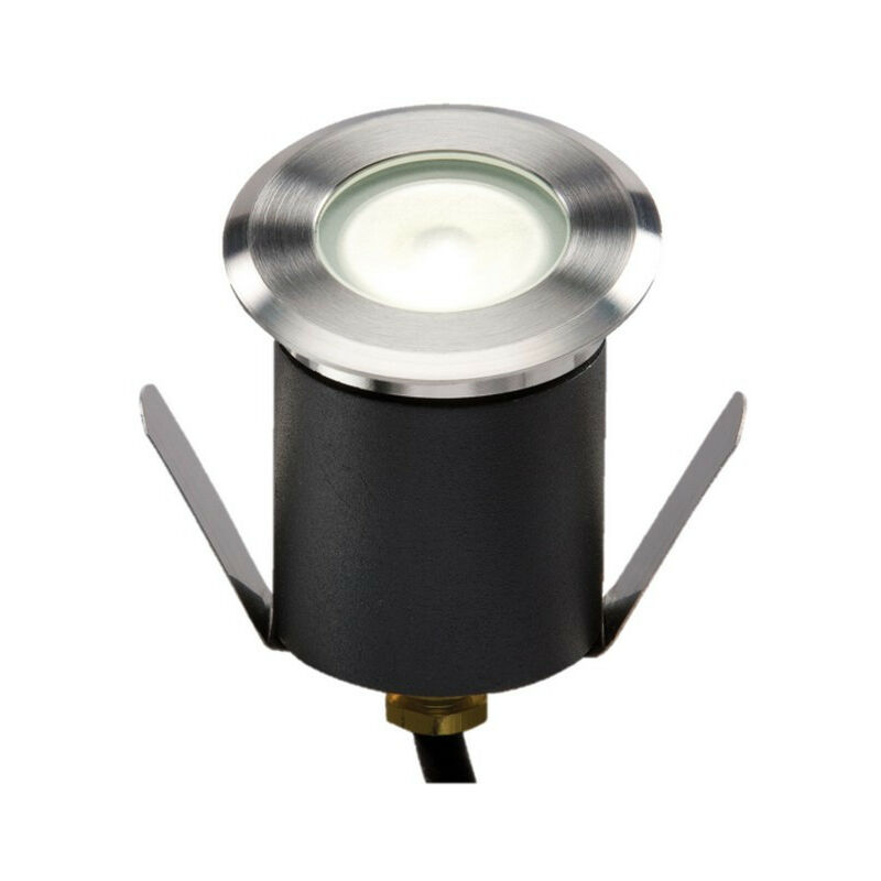 

La mini luz de tierra blanca LED de alto rendimiento de Knightsbridge 4000K viene con cable. No regulable, 230 V IP65 1,5 W