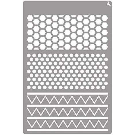 LA PAJARITA STENCIL ST-14 PLANTILLA DECORATIVA MODELO TEXTURES