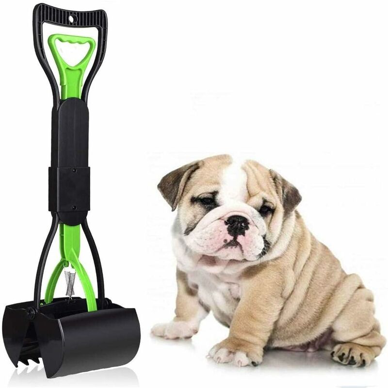 

Abcrital - La pala recoge los excrementos La pala recoge los excrementos de 60 cm con cabezal grande, mango Fácil de apretar y resortes de alta
