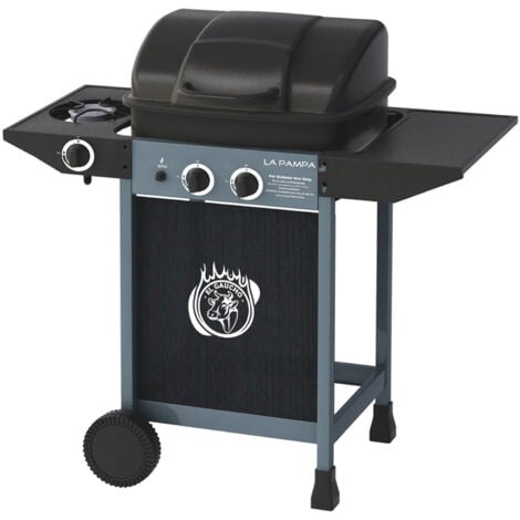 La Pampa 2+1 - Bbq à gaz et pierre de lave - 3 brûleurs