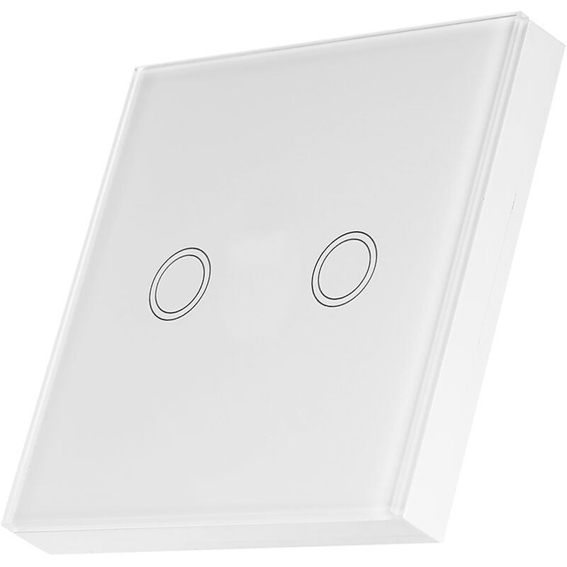 

La pared de lujo del panel de tacto pegajoso, modulos de automatizacion remoto transmisor de mando a 433MHz RF inalambrico, eWeLink 2CH