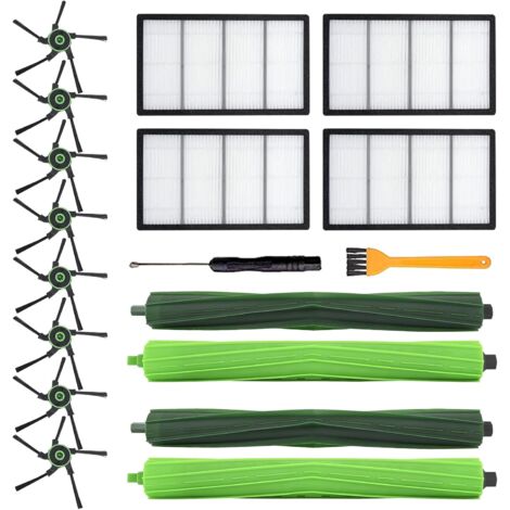 Kit Ricambi Per Robot Aspirapolvere Lefant M1 - 6 Spazzole Laterali + 6 Filtri HEPA + 6 Filtri Cotone - Foto 12