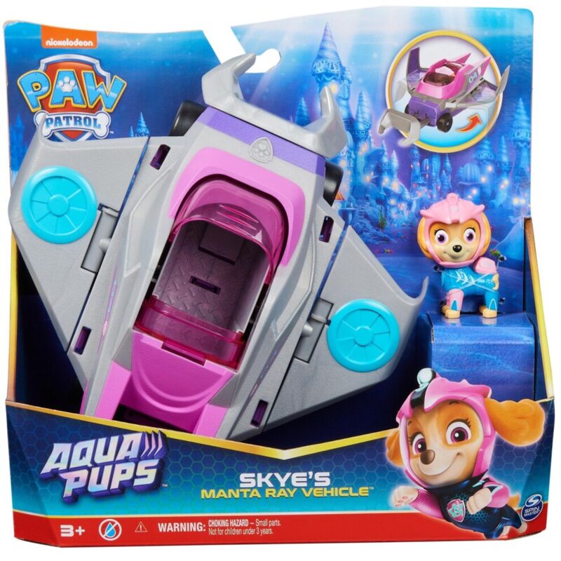 Paw Patrol - Véhicule Aqua Pups Skyes Manta Ray