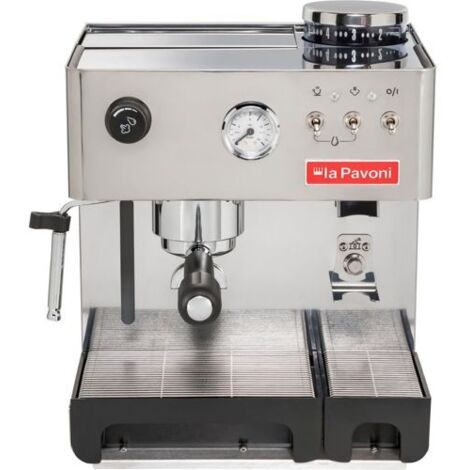La Pavoni New Domus bar Siebträgermaschine Edelstahl