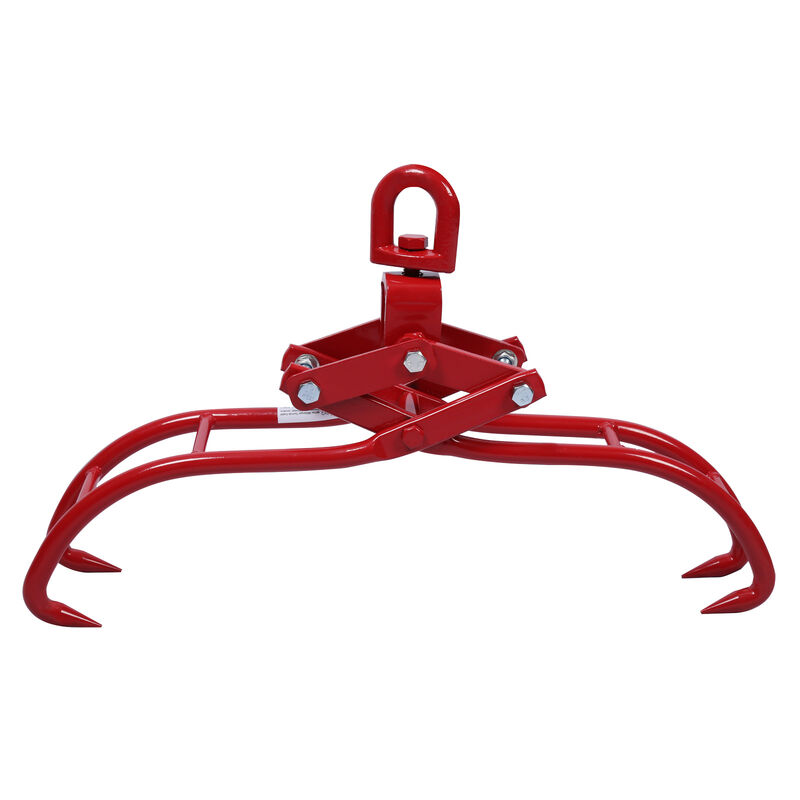 Wiltec - Grappin forestier pour troncs – 250 x 140 x 700 mm – Ouverture max. 1310 mm – Force max. 1500 kg – Outil pince de levage avec 4 Mandrins de