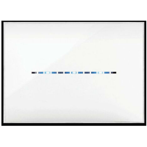 La placa Ave YOUNGTOUCH blanco color táctil de 3 lugares 44PJTC3B