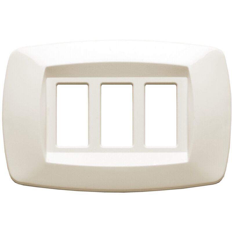 La placa Master maneras de 3 plazas de marfil MD283 - MST MD283