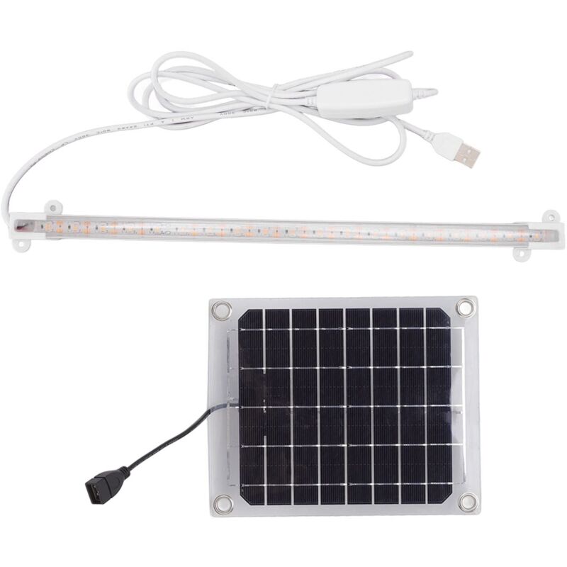 La Plante à LED élève la Bande Lumineuse, la Plante Solaire élève la Lumière La Plante à LED élève la Bande Lumineuse pour la Serre de Balcon Les