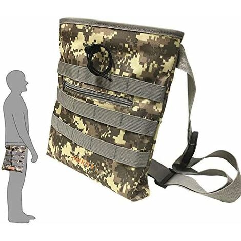 La Pochette du Digger Trouve Le Sac Camo Combo ramasser Les Poches à la Taille pour la détection des métaux, détection de trésors