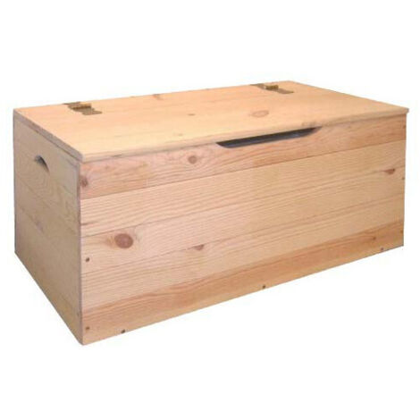 La poitrine en bois massif apporte tout apporte wooderiamo Maxi 100x40xH50 cm