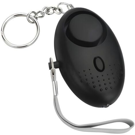La police a approuvé l\'alarme de sécurité personnelle 130db de sécurité d\'attaque de viol de panique de porte-clés