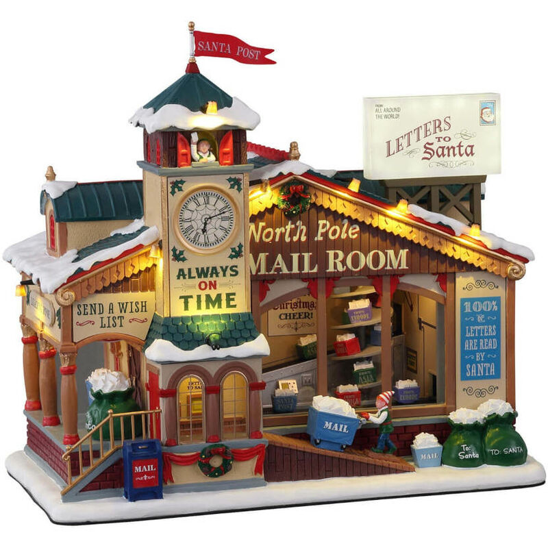 Lemax - La Poste du Pôle Nord, avec adaptateur 4,5 v