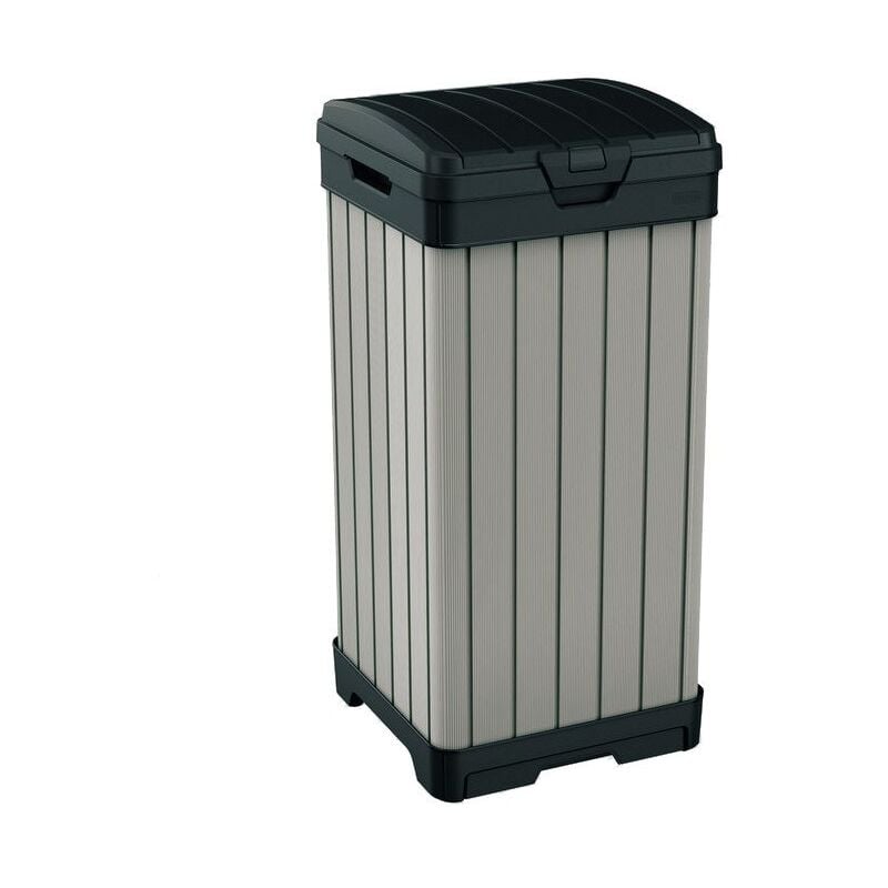 La poubelle en résine Rockford est durable, pratique et convient à la fois à l'intérieur et à l'extérieur