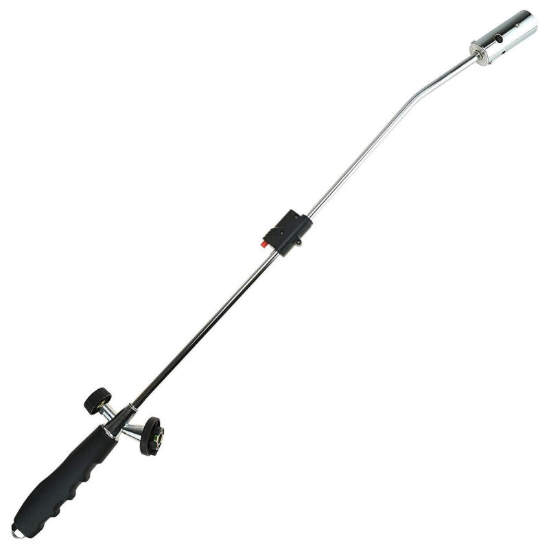 Brûleur à désherbage, chalumeau à charbon, désherbant avec poignée ergonomique antidérapante pour déneigement, toiture, routes