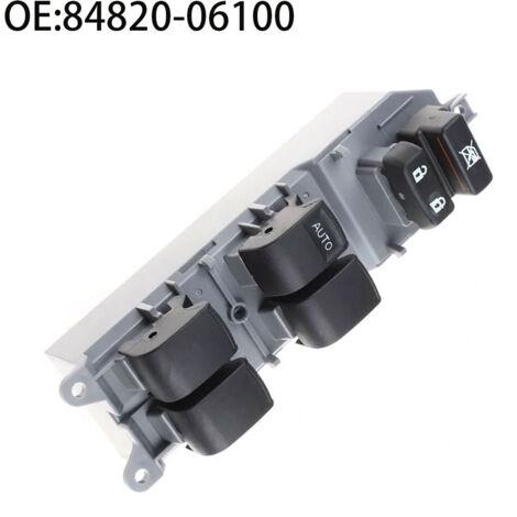 La référence 84820-06100 convient au bouton-poussoir du régulateur de vitre des voitures Toyota Camry, Corolla et RAV4.