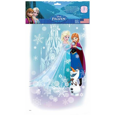 THEDECOFACTORY LA REINE DES NEIGES - Stickers repositionnables de la Reine des Neiges, film d'animation Disney