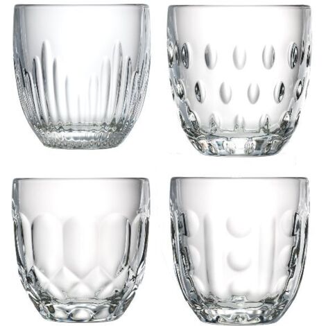 LA ROCHERE - SET TROQUET 4 GOBELETS MOTIFS