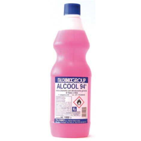 La Sovrana 1 lt di alcool etilico denaturato 94o solvente per gomma lacca restauro legno